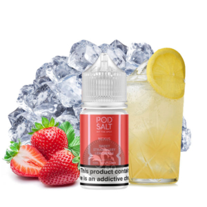 خرید سالت توت‌فرنگی لیموناد یخ پاد سالت (30میل) Pod Salt Sweet Strawberry Lemonade Ice
