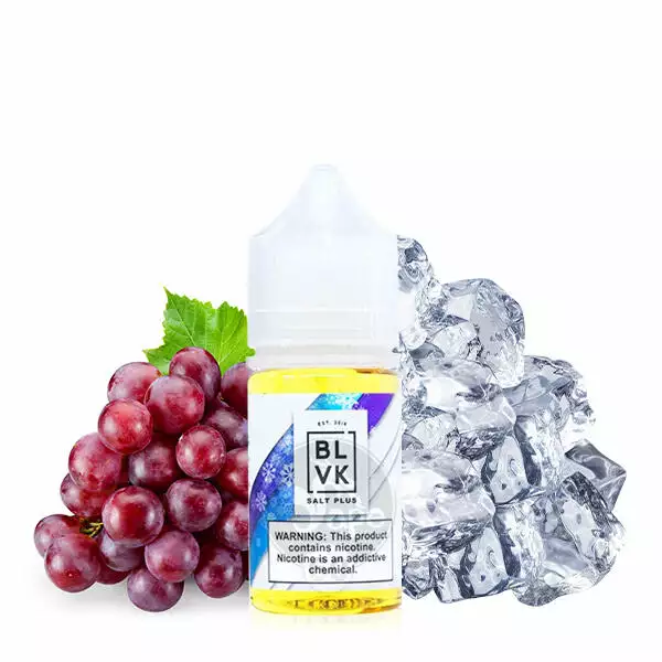 خرید سالت انگور یخ بی ال وی کی BLVK SALT PLUS GRAPE ICE