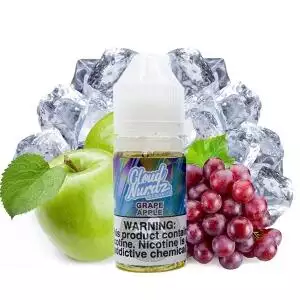 خرید سالت انگور سیب یخ (30میل) CLOUD NURDZ ICED GRAPE APPLE _TFN SERIES